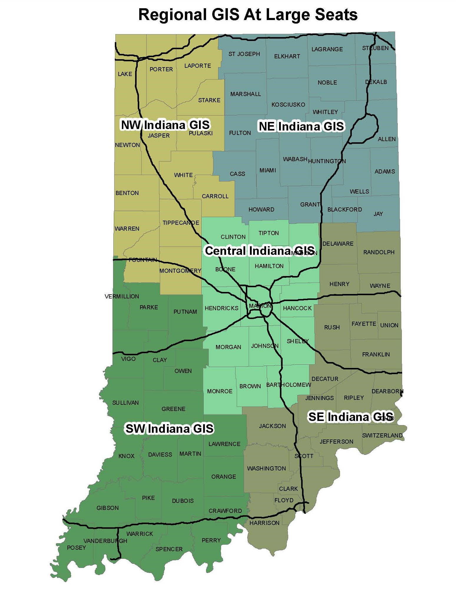 Regional GIS Map